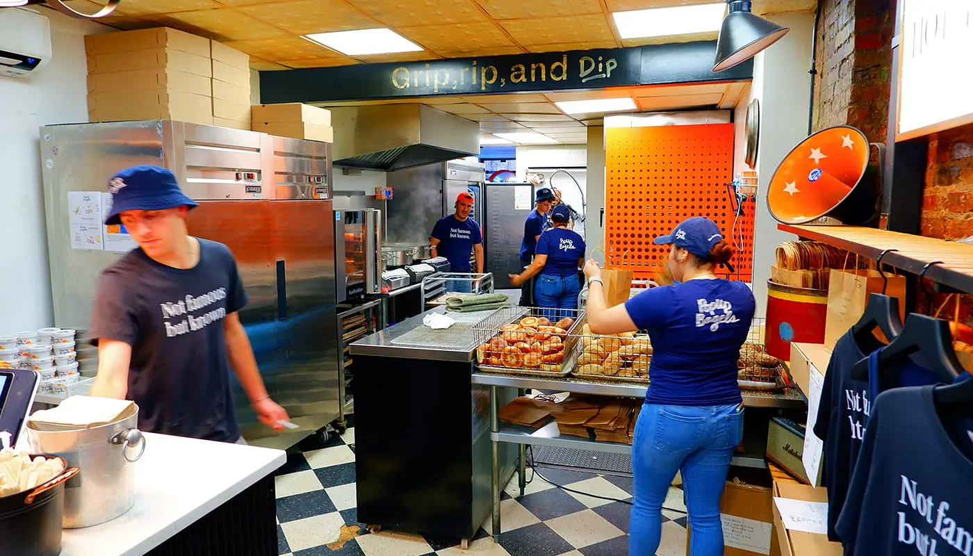B&auml;sta bagels i New York - PopUp Bagels