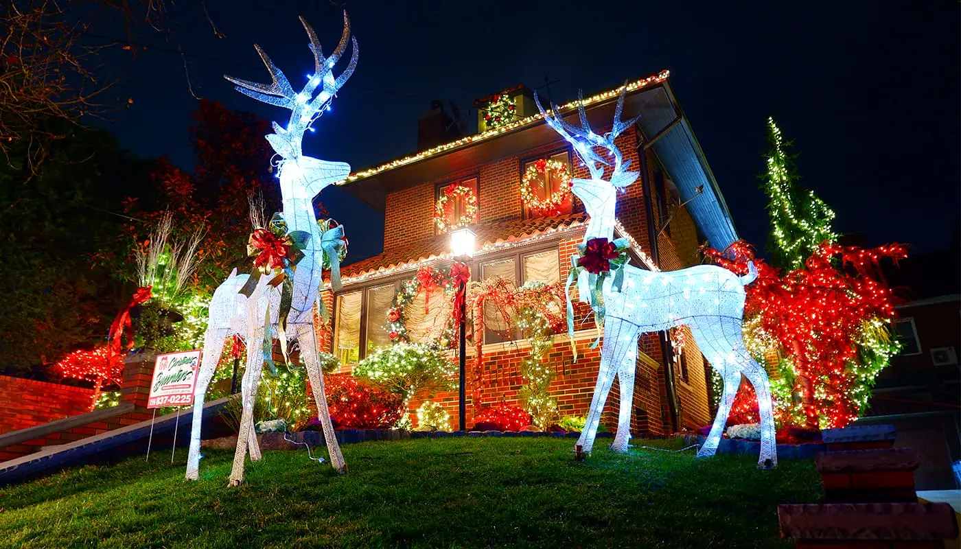 Dyker Heights Christmas Lights - Dekorerat hus