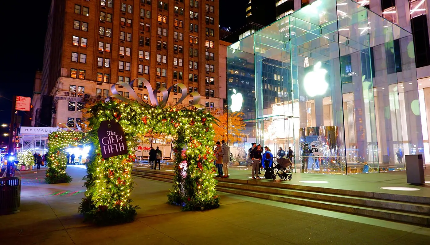 Planeringskalender för julen i New York - Fifth Avenue 
