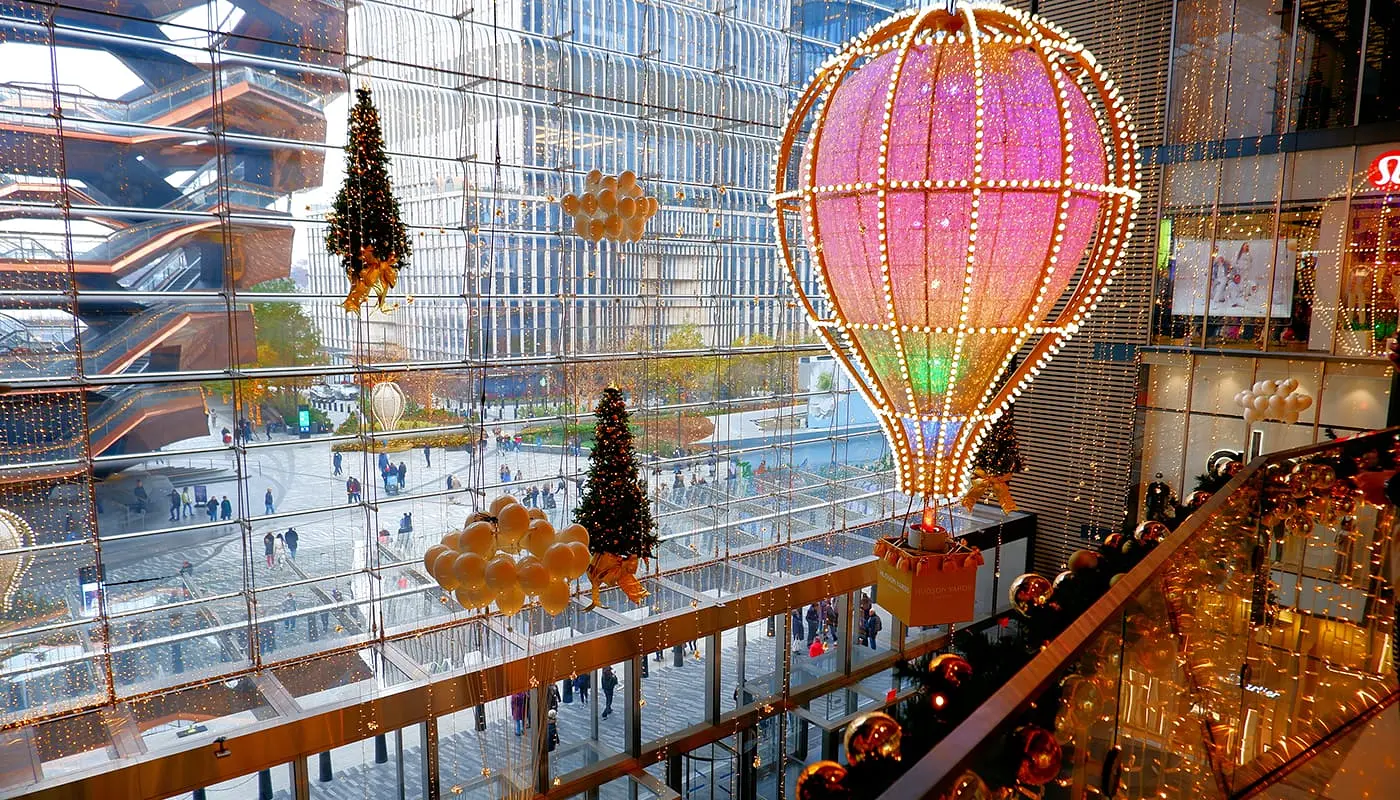 Planeringskalender för julen i New York - Hudson Yards
