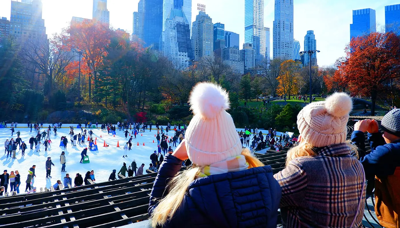 Planeringskalender för julen i New York - Skridsko i Central Park