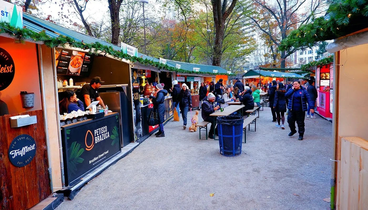Planeringskalender för julen i New York - Union Square Christmas Market