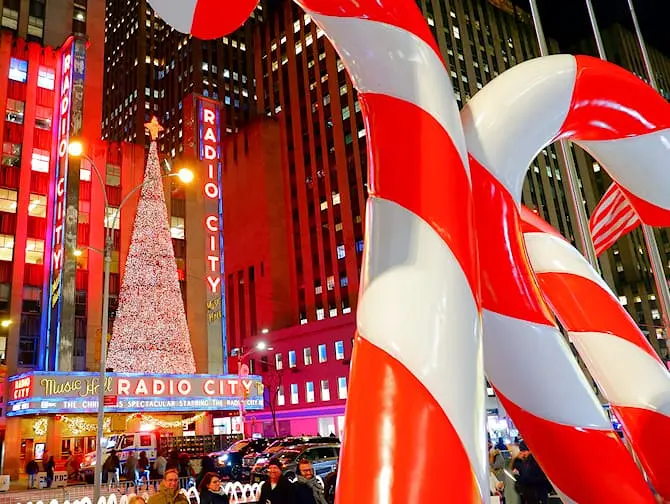 Planeringskalender för julen i New York