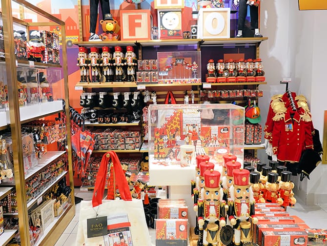 FAO Schwarz i New York - Avdelningar