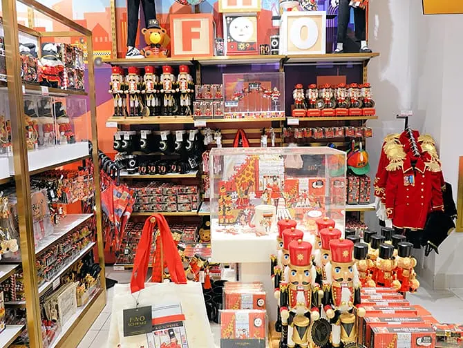 FAO Schwarz i New York - Avdelningar