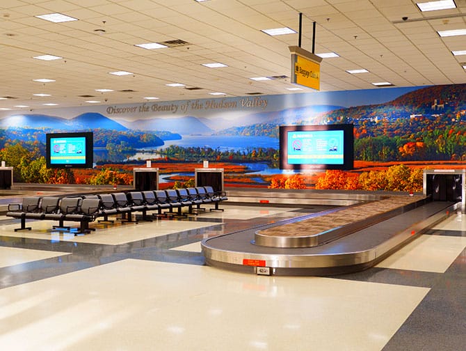 New York Stewart International Airport -Bagageutlämning