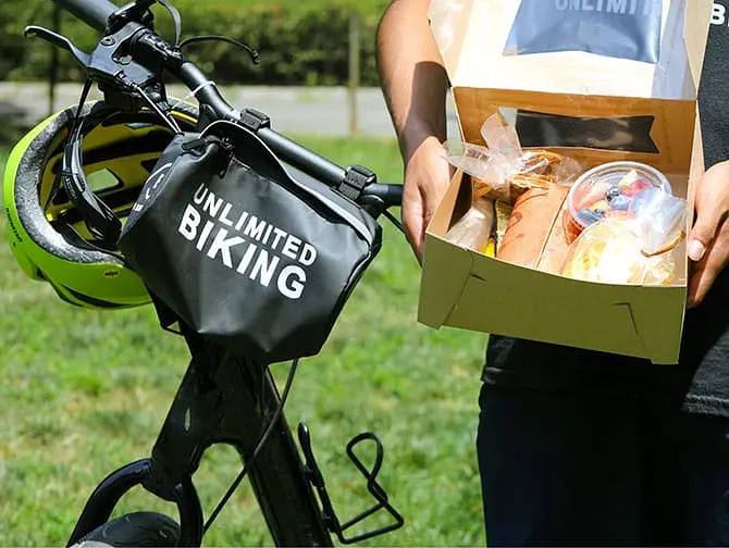 Hyra cykel i New York med picknick