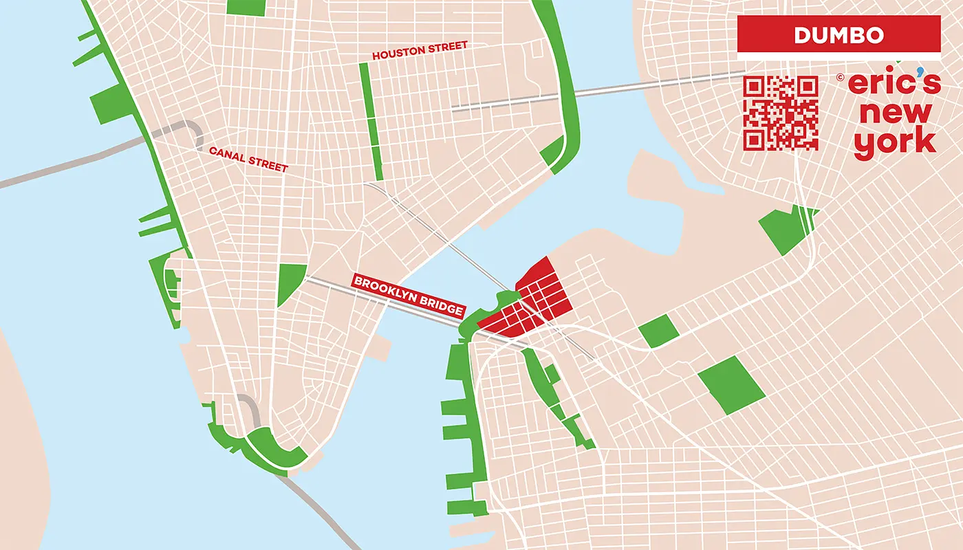Dumbo i New York - Gratis Karta