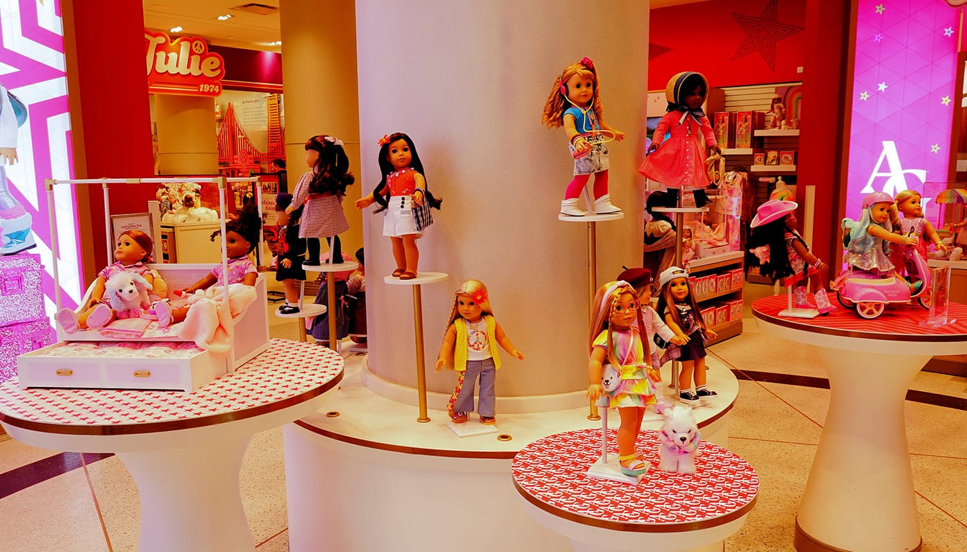 Leksaksbutiker i New York - American Girl Place