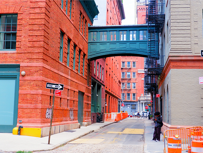 Promenadrutter i New York - TriBeCa intryck