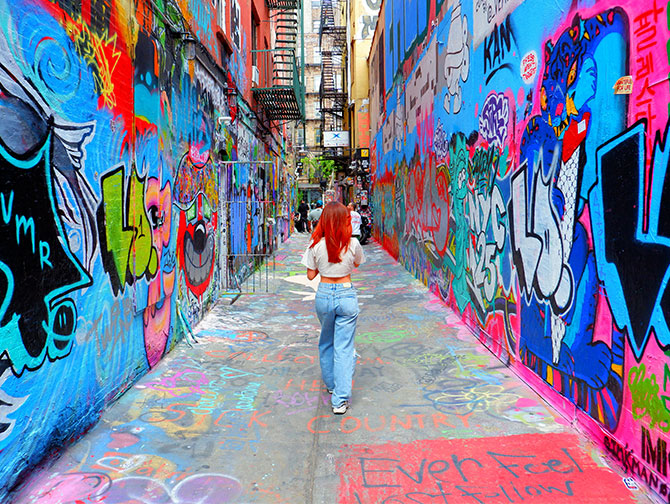 New York promenadrutter - Lower East Side intryck