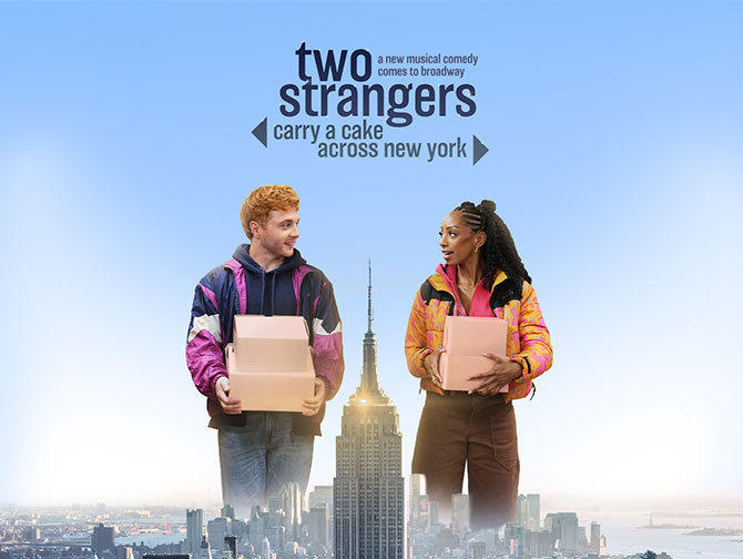 Biljetter till Two Strangers (Carry a Cake Across New York) på Broadway
