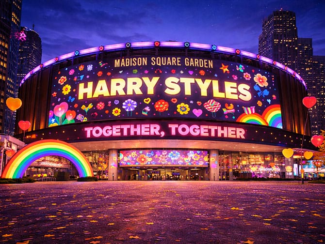 Konsertbiljetter till Harry Styles i New York 2026