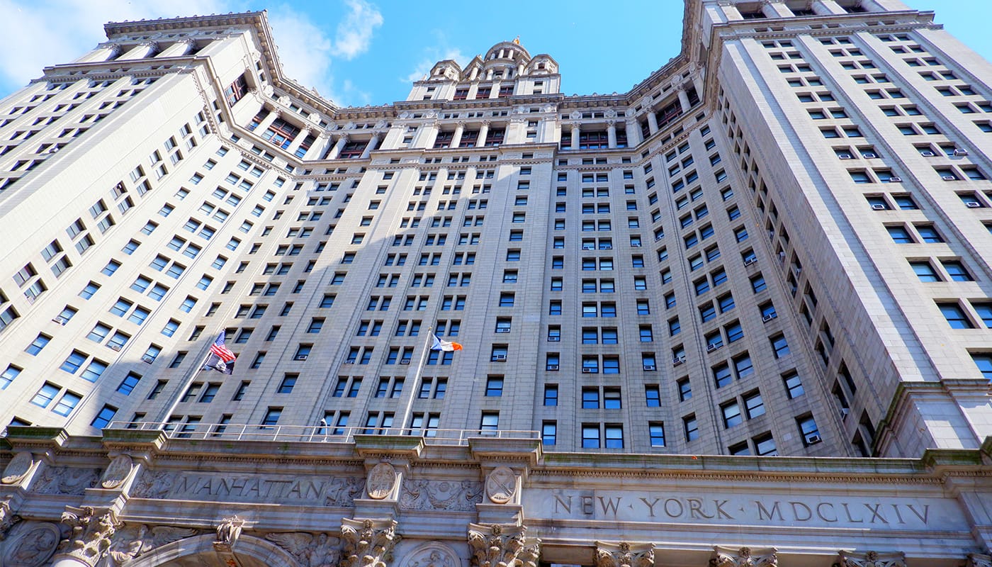 Municipal Building gratis utsiktsdäck i New York - David N. Dinkins Manhattan Municipal Building