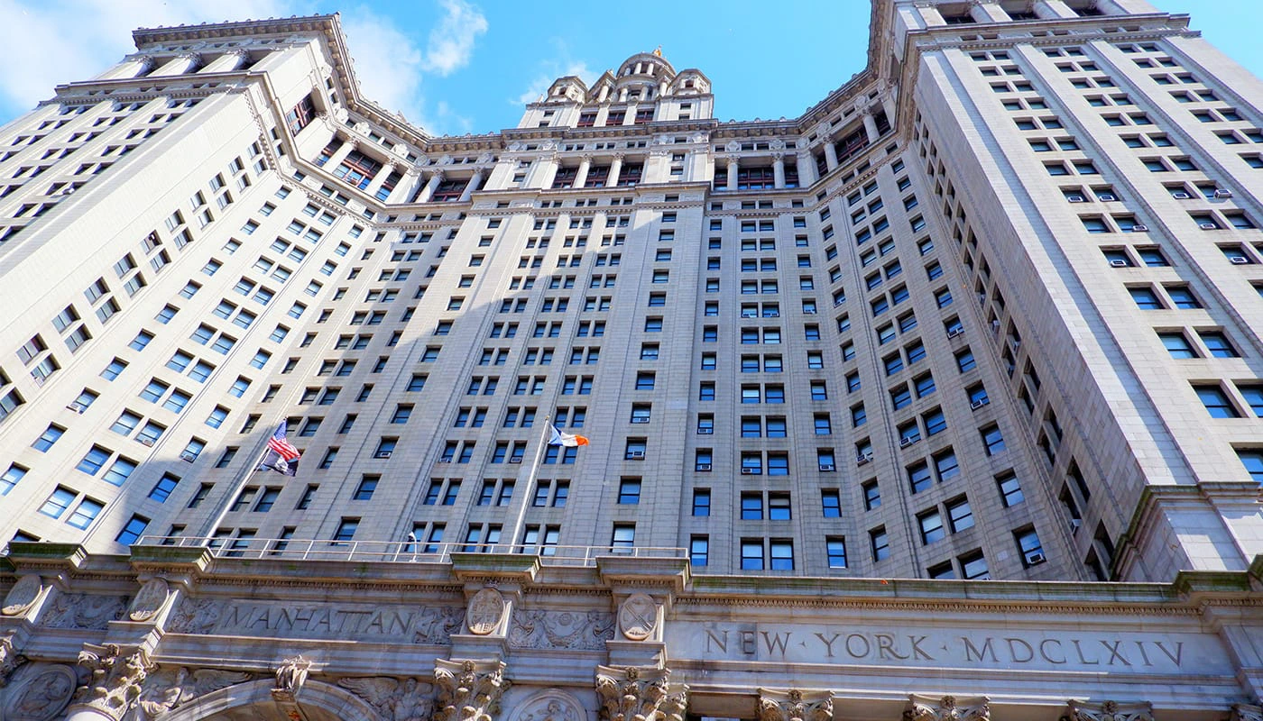 Municipal Building gratis utsiktsdäck i New York - David N. Dinkins Manhattan Municipal Building