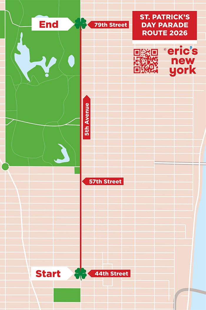 St Patricks Day i New York - Parade Route