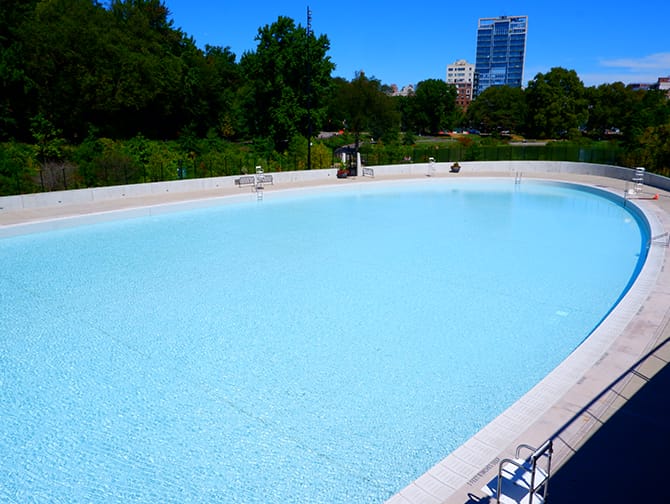 Simma i New York - Gottesman Pool i Central Park
