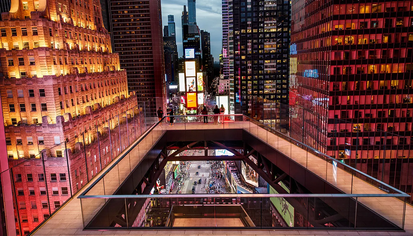 Bästa observatoriedäck i New York - One Times Square