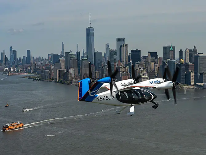 Joby Aviation: Elektriska lufttaxi från JFK till Manhattan