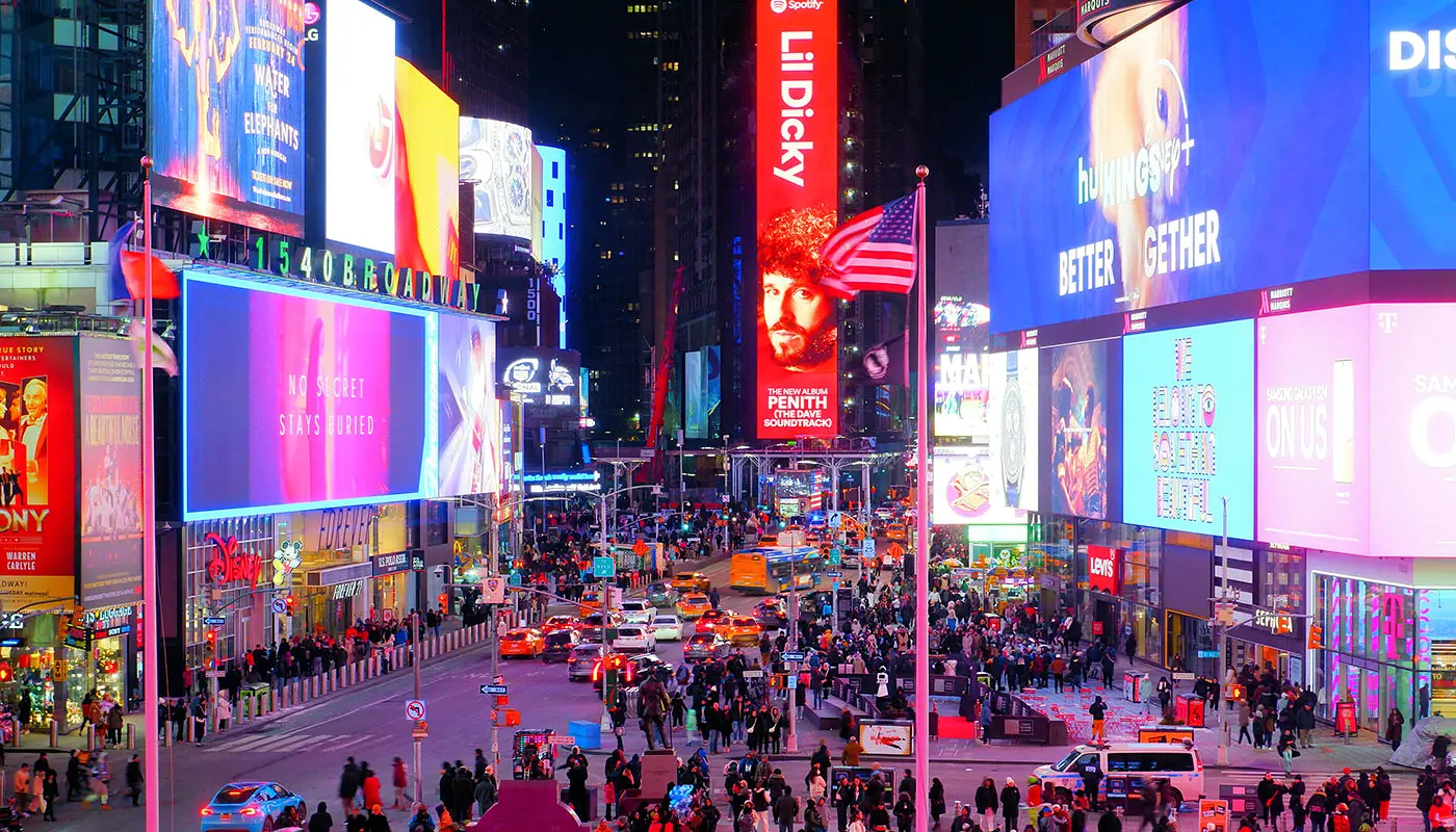Resplan för 4 dagar i New York - Upptäck Times Square under din första kväll i New York