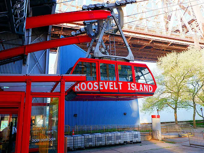 Promenadrutter i New York - Roosevelt Island