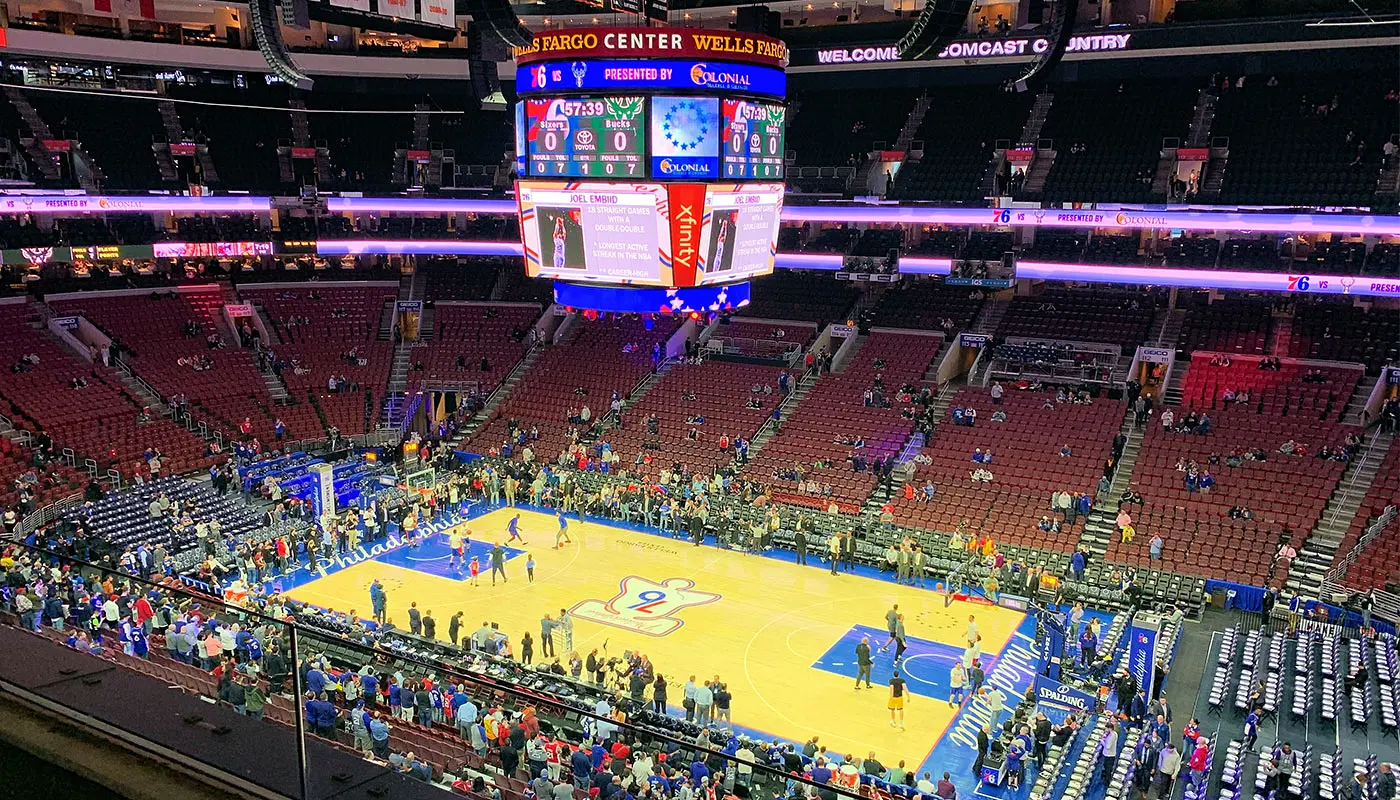 Biljetter till Philadelphia 76ers - Basketplanen på Xfinity Mobile Arena