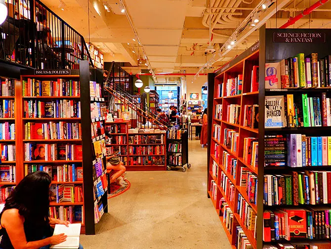 Bokhandlar i New York - McNally Jackson i SoHo