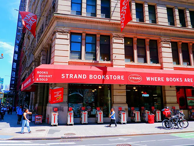 Bokhandlar i New York - The Strand Bookstore