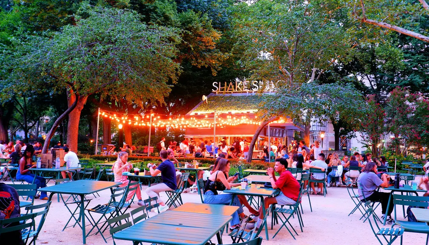 Madison Square Park i New York - Shake Shack