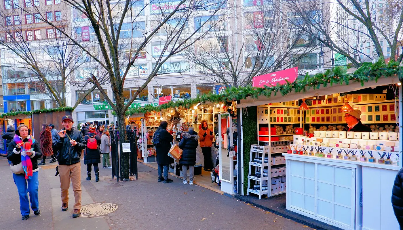 Union Square i New York - Union Square Holiday Market