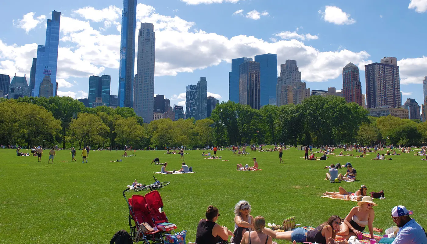 Promenadrutt i Central Park i New York – utforska Central Park