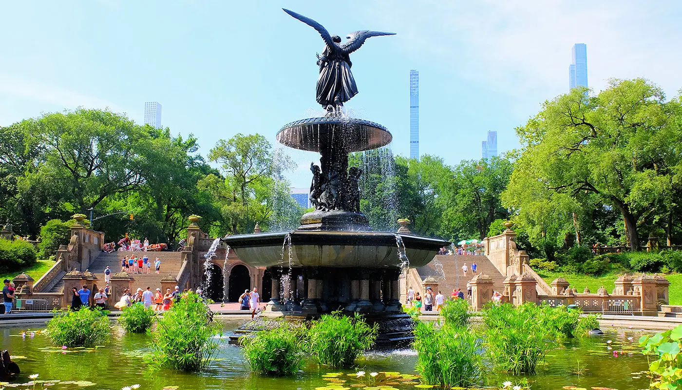 Promenadrutt i Central Park i New York – intryck från promenadrutten