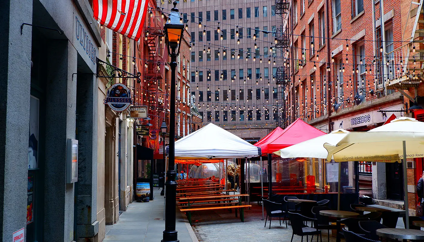 Promenadrutt genom Downtown Manhattan i New York - Utforska Manhattan