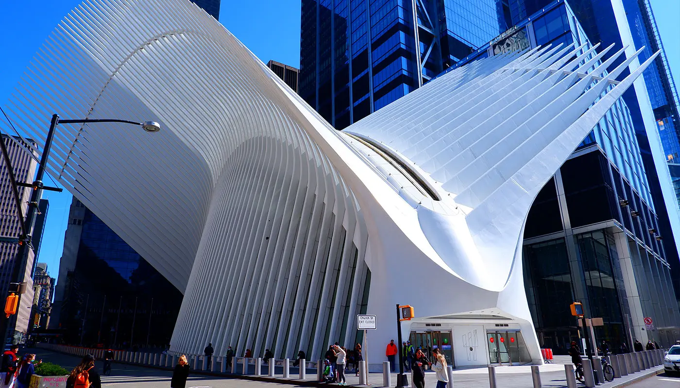 Promenadrutt genom Downtown Manhattan i New York - Glimt av vandringsleden
