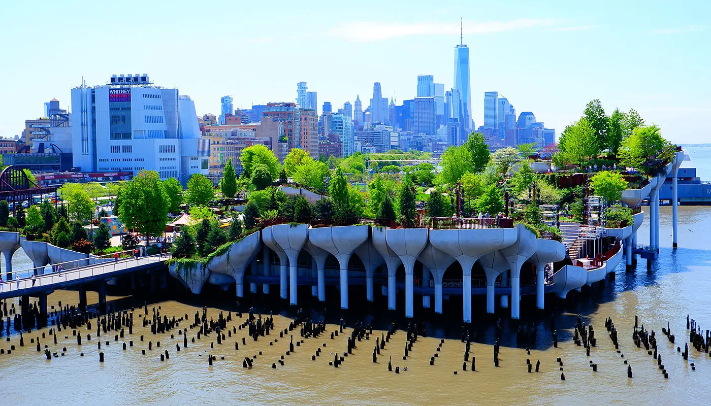 Promenadrutt High Line Park - Hudson Yards i New York - Upptäck olika sidor av New York