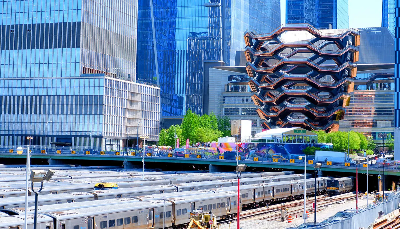 Promenadrutt High Line Park - Hudson Yards i New York - Utforska Manhattan