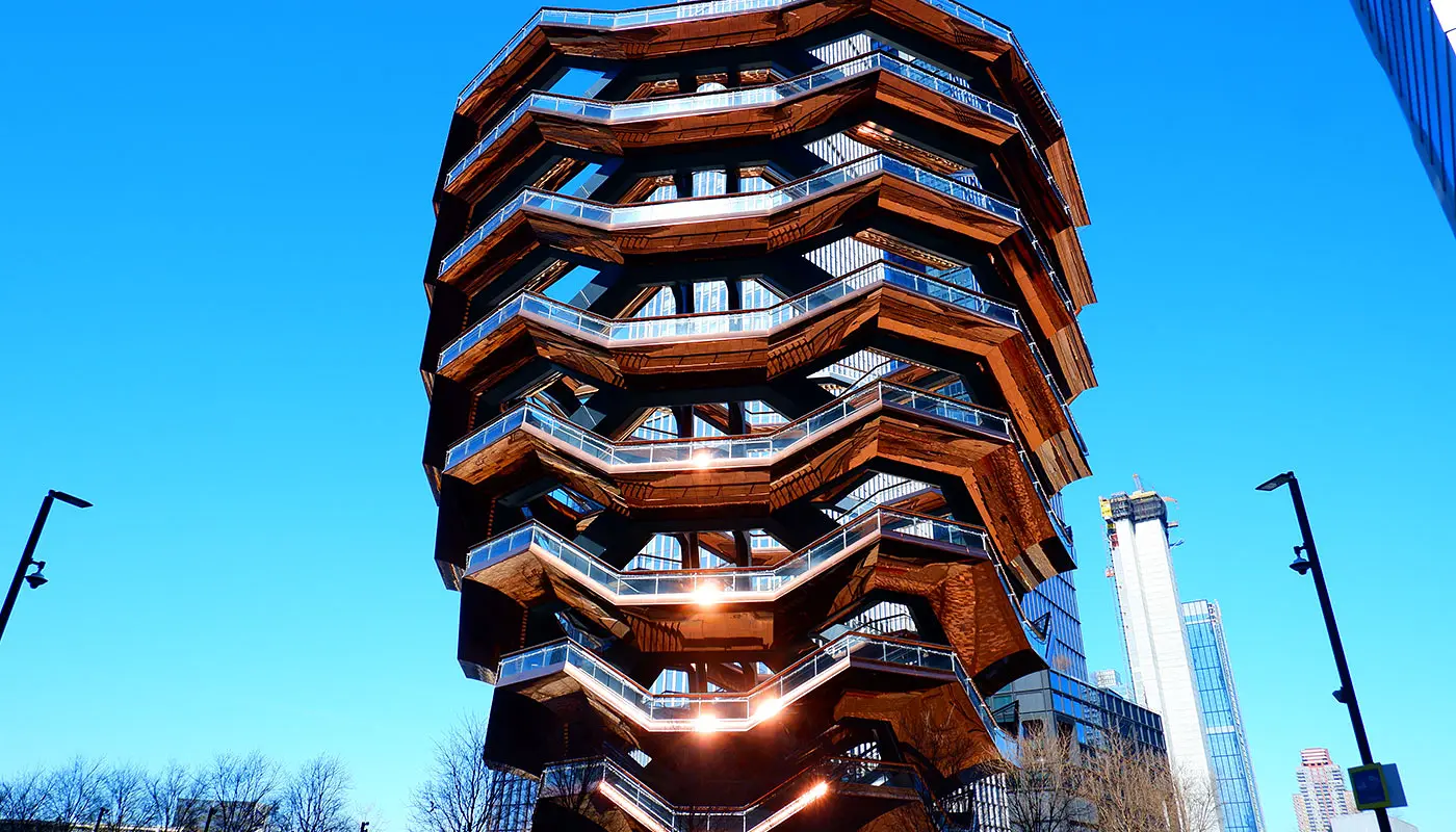 Promenadrutt High Line Park - Hudson Yards i New York - Glimt av promenadrutten